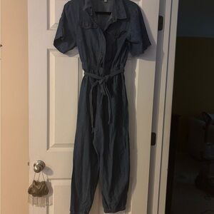 Blue Denim Jumpsuit